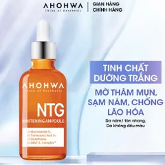 Tinh Chất Dưỡng Trắng Da NTG AHOHWA Whitening Ampoule NTG 50ml - Mờ Thâm Mụn, Sạm Nám, Tàn Nhang