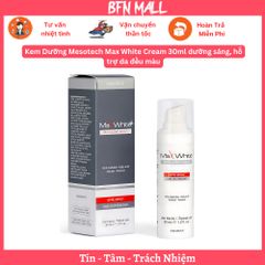 Kem Dưỡng Mesotech Max White Cream 30ml dưỡng sáng, hỗ trợ da đều màu