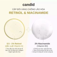 Tinh Chất Dưỡng Da Candid Retinol 0.5% Retinol/ 1% Retinol 30ml