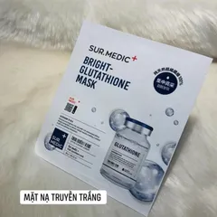 Combo 10 Miếng Mặt Nạ Dưỡng Trắng Da Cấp ẩm Surmedic/Sur.medic Bright Glutathione Mask (30g x 10)