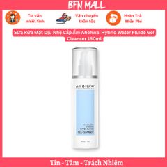 Sữa Rửa Mặt Dịu Nhẹ Cấp Ẩm Ahohwa  Hybrid Water Fluide Gel Cleanser 150ml