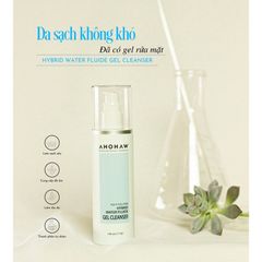 Sữa Rửa Mặt Dịu Nhẹ Cấp Ẩm Ahohwa  Hybrid Water Fluide Gel Cleanser 150ml