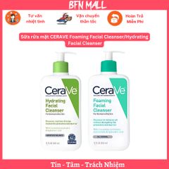 (Fullbox) Sữa rửa mặt CERAVE Foaming Facial Cleanser/Hydrating Facial Cleanser