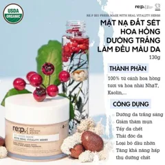 Mặt Nạ Đất Sét RE:P Giảm Mụn Và Se Khít Lỗ Chân Lông REP Bio Fresh Mask