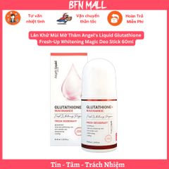 Lăn Khử Mùi Mờ Thâm Angel's Liquid Glutathione Fresh-Up Whitening Magic Deo Stick 60ml