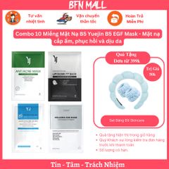 Combo 10 Miếng Mặt Nạ B5 Yuejin B5 EGF Mask - Mặt nạ cấp ẩm, phục hồi và dịu da