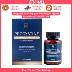 Procystine Viên uống giảm mụn trắng da đẹp tóc Procystine 60 viên Mẫu mới