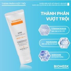 Kem chống nắng Biomeek UVM Suncream cho da nhạy cảm, SPF 50+ PA++++ 40ml