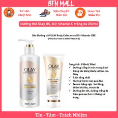 Dưỡng thể Olay B5, B3+ Vitamin C trắng da 250ml