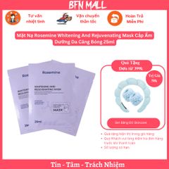 Mặt Nạ Rosemine Whitening And Rejuvenating Mask Cấp Ẩm Dưỡng Da Căng Bóng 25ml