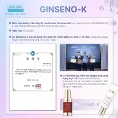 Kem Sâm Biomeek GISENO-K Cream 50ml Cấp Ẩm Chống Lão Hóa