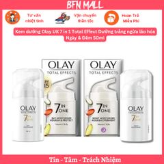 Kem dưỡng Olay UK 7 in 1 Total Effect Dưỡng trắng ngừa lão hóa Ngày & Đêm 50ml