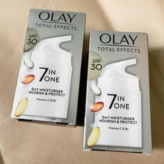 Kem dưỡng Olay UK 7 in 1 Total Effect Dưỡng trắng ngừa lão hóa Ngày & Đêm 50ml