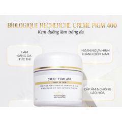 (Chính Hãng) Kem dưỡng Biologique Recherche Creme PIGM 400 50ml Mờ Nám Làm Sáng Da