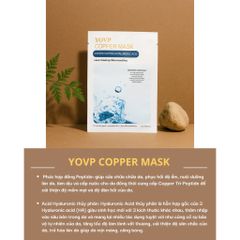 Mặt nạ MASK COPPER YOVP Cấp Ẩm, Phục Hồi, Giảm Đỏ Cho Da Treatment