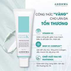 Kem Dưỡng Phục Hồi Ahohwa Vitamin K Cream Sample 3G - Phục Hồi Làm Dịu Da Giãn Mao Mạch