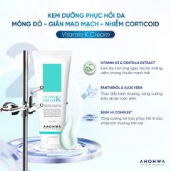 Kem Dưỡng Phục Hồi Ahohwa Vitamin K Cream Sample 3G - Phục Hồi Làm Dịu Da Giãn Mao Mạch