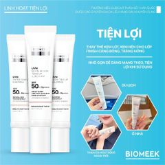 Kem chống nắng Biomeek UVM Suncream SPF 50 PA+++ 30ml
