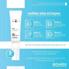 Kem chống nắng Biomeek UVM Suncream SPF 50 PA+++ 30ml