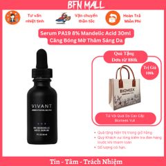serum Vivant Skincare 8% Mandelic Acid 3 in 1 Serum 30ml giảm mụn, ngăn ngừa vết thâm và chống lão hoá hiệu quả