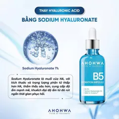 Tinh chất Ampoule B5 Ahohwa cấp ẩm phục hồi Da 30ml