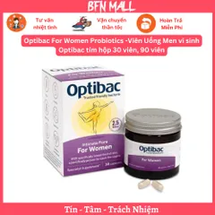 Optibac For Women Probiotics -Viên Uống Men vi sinh Optibac tím hộp 30 viên, 90 viên