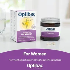 Optibac For Women Probiotics -Viên Uống Men vi sinh Optibac tím hộp 30 viên, 90 viên