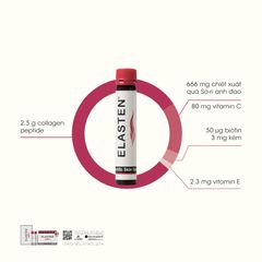 Collagen Elasten Hộp 28 ống x 25ml Chống Lão Hoá Giúp Da Căng Mịn Trắng Sáng