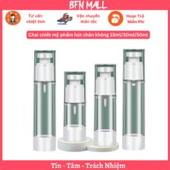 Chai chiết mỹ phẩm hút chân không 15ml/30ml/50ml