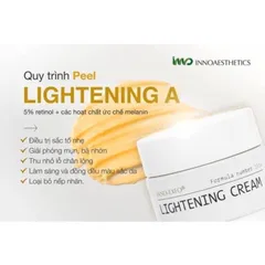 Kem peel Vitamin A 5% Innoaesthetics Inno LIGHTENING Tái Tạo Đều Màu Da Giảm Thâm Mụn