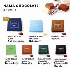 Socola tươi Nama Royce - Nhật Bản buộc nơ và tặng thiệp.