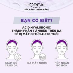 Nước Tẩy Trang Loreal Revitalift Hyaluronic Acid Micellar Water Căng Mịn Da 95ml