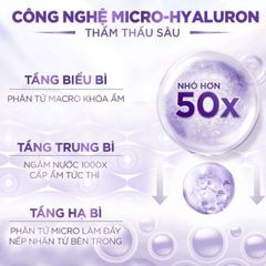 Nước Tẩy Trang Loreal Revitalift Hyaluronic Acid Micellar Water Căng Mịn Da 95ml