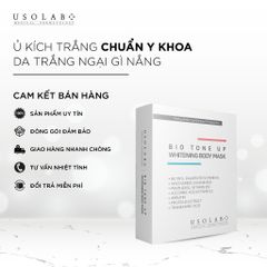 Kem Ủ Kích Trắng Body Usolab Bio Tone Up Whitening body mask (20g x 5 gói)