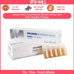 Melsmon Platium Liquid Placenta Nhật Bản 30 Ống x 10ml - Nước Uống Nhau Thai Ngựa