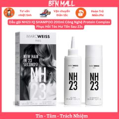 Dầu gội NH23 IQ SHAMPOO 200ml Công Nghệ Protein Complex Phục Hồi Tóc Hư Tổn Sau 23s