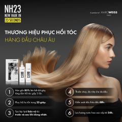 Dầu gội NH23 IQ SHAMPOO 200ml Công Nghệ Protein Complex Phục Hồi Tóc Hư Tổn Sau 23s
