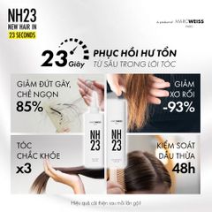 Dầu gội NH23 IQ SHAMPOO 200ml Công Nghệ Protein Complex Phục Hồi Tóc Hư Tổn Sau 23s