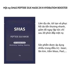 Combo 10 MẶT NẠ SMAS Peptide Silk 25g Cấp Ẩm Làm Dịu Phục Hồi Sau Nặn Mụn , Lazer