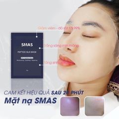 Combo 10 MẶT NẠ SMAS Peptide Silk 25g Cấp Ẩm Làm Dịu Phục Hồi Sau Nặn Mụn , Lazer
