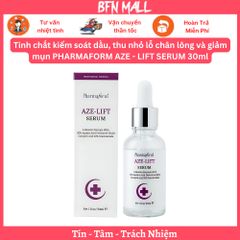Tinh chất kiểm soát dầu, thu nhỏ lỗ chân lông và giảm mụn PHARMAFORM AZE - LIFT SERUM 30ml