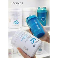 Bình Lắc Codeage, Bình Shaker Codeage, Bình Nước Tiện Dụng Codeage 3 Ngăn Đựng Bột Và Thuốc 500ml