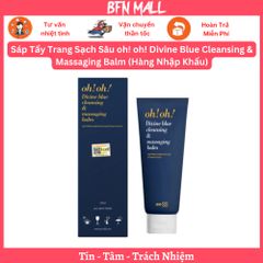 Sáp Tẩy Trang Sạch Sâu oh! oh! Divine Blue Cleansing & Massaging Balm (Hàng Nhập Khẩu)