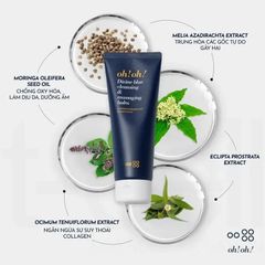 Sáp Tẩy Trang Sạch Sâu oh! oh! Divine Blue Cleansing & Massaging Balm (Hàng Nhập Khẩu)