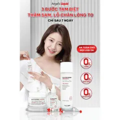 Bộ 3 sản phẩm Nước thần, Huyết thanh, Kem dưỡng mờ nám, dưỡng trắng Angel Liquid Glutathione Plus Niacinamide