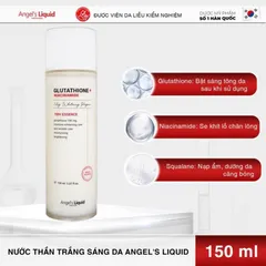Bộ 3 sản phẩm Nước thần, Huyết thanh, Kem dưỡng mờ nám, dưỡng trắng Angel Liquid Glutathione Plus Niacinamide