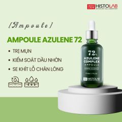 Tinh Chất Giảm Mụn HISTOLAB Azulene Complex Ampoule 72% Serum Kiểm Soát Bã Nhờn, Giảm Mụn Mờ Thâm