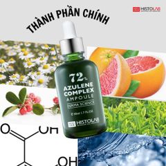 Tinh Chất Giảm Mụn HISTOLAB Azulene Complex Ampoule 72% Serum Kiểm Soát Bã Nhờn, Giảm Mụn Mờ Thâm