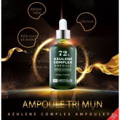 Tinh Chất Giảm Mụn HISTOLAB Azulene Complex Ampoule 72% Serum Kiểm Soát Bã Nhờn, Giảm Mụn Mờ Thâm