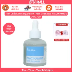 Tinh Chất Làm Sáng Da Mờ Thâm Co&K'lear NIACINAMIDE 20% 30ml